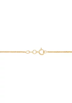 Deals 😀 1.25 Millimeter Tist Criss Cross Chain in 14K Yellow Gold by Belk & Co. 👍 -DealsBelk & Co. Store Belk 10013