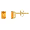 Wholesale 💯 14K Gold 5x3 Emerald Cut Citrine Earrings by Belk & Co. 😉