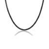 Best Sale 🤩 Stainless Steel 3.5 Millimeter Round Box Chain Necklace with Black Ion Plating, 22 Inch by Belk & Co. 🔔