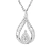 Promo 😀 1/4 ct. t.w. Diamond Necklace in Sterling Silver with 18" Cable Chain by Belk & Co. 🔥