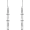 Buy ✨ Beaded Fantasy Multi Row Drop Earrings in Sterling Silver by Belk & Co. 😍