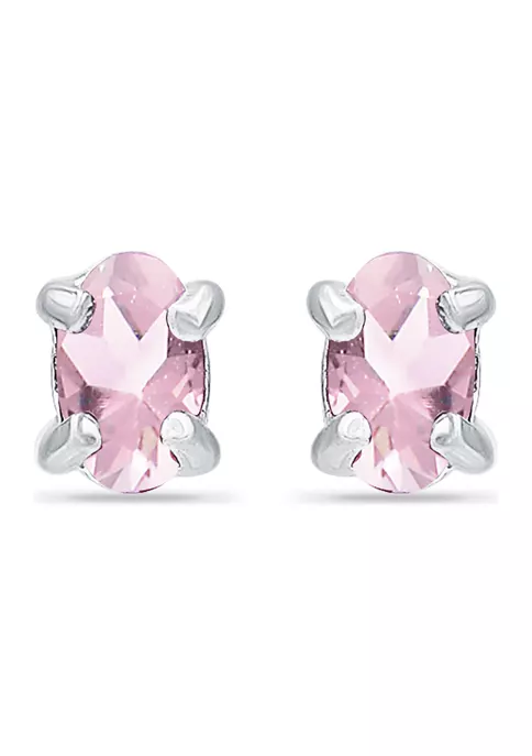 Budget ๐ฅฐ 1/2 ct. t.w. Pink Tourmaline Stud Earrings, Sterling Silver by Belk & Co. ๐ฅ 1 Budget ๐ฅฐ 1/2 ct. t.w. Pink Tourmaline Stud Earrings, Sterling Silver by Belk & Co. ๐ฅ