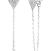 Best Pirce 🔔 Lab Created White Sapphire Earrings in Sterling Silver by Belk & Co. 💯
