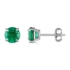 Best reviews of 😀 1.62 ct. t.w. Lab Created Emerald Solitaire Stud Earrings in 10K White Gold by Belk & Co. ⌛