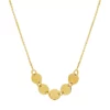 Promo 🔥 Cable Chain Necklace with Adjustable Bead and Heart in 10K Yellow Gold by Belk & Co. 🎁