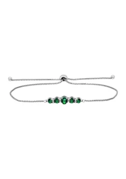 Hot Sale 😉 1.2 ct. t.w. Green Mystic Topaz and Diamond Bolo Bracelet, Sterling Silver by Belk & Co. 💯 -DealsBelk & Co. Store Belk 10335