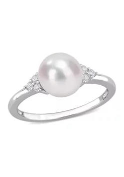 Flash Sale ๐ 7.5-8mm Freshwater Cultured Pearl and 1/10 CT TGW White Cubic Zirconia Ring in Sterling Silver by Belk & Co. ๐ 9 Flash Sale ๐ 7.5-8mm Freshwater Cultured Pearl and 1/10 CT TGW White Cubic Zirconia Ring in Sterling Silver by Belk & Co. ๐ -DealsBelk & Co. Store Belk 10339
