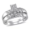 Wholesale 😀 1/10 ct. t.w. Diamond Bridal Set in Sterling Silver by Belk & Co. ⌛