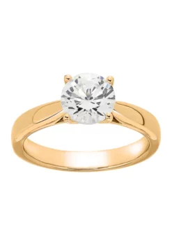 Buy 😉 Grown With Love 1 1/2 ct. t.w. Lab Grown Diamond Solitaire Ring in 14K Yellow Gold by Belk & Co. ❤️