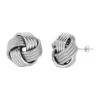 Budget 🌟 Sterling Silver Love Knot Post Earring by Belk & Co. ⭐