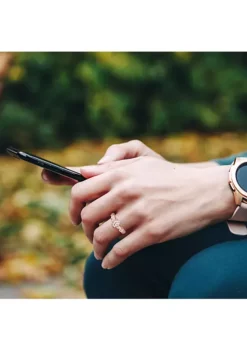 Buy 😉 Morganite & White Topaz Ring in Rose Gold Plated Sterling Silver by Belk & Co. ⌛ -DealsBelk & Co. Store Belk 10476