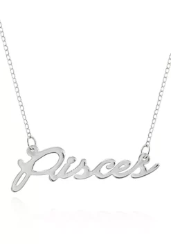 Best deal 😉 Sterling Silver Pisces Necklace by Belk & Co. ❤️