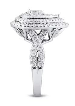 Flash Sale 😀 2 ct. t.w. Diamond Ring in 10K White Gold by Belk & Co. 🔥 -DealsBelk & Co. Store Belk 10527