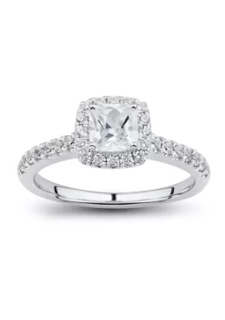 Best Sale ⌛ 1.25 ct. t.w. Diamond Engagement Ring in 14K White Gold by Belk & Co. 🛒 -DealsBelk & Co. Store Belk 10565
