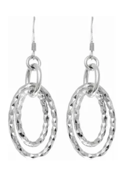Wholesale ๐ Sterling Silver Stampato Drop Earring by Belk & Co. ๐