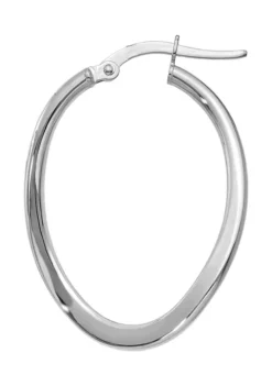 Flash Sale 😀 14K White Gold 2 Millimeter Tapered Twist Hoop Earrings by Belk & Co. 😀 -DealsBelk & Co. Store Belk 10601
