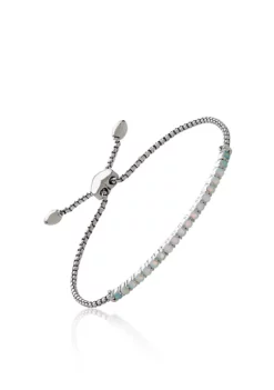 Best deal 👍 Created Opal Bracelet in Sterling Silver by Belk & Co. ❤️