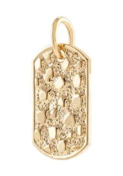 Deals 👏 Nugget 🐕 Dog Tag Pendant in 10K Yellow Gold by Belk & Co. 👏