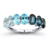 Wholesale 😀 Blue Topaz Ring in Sterling Silver by Belk & Co. ❤️