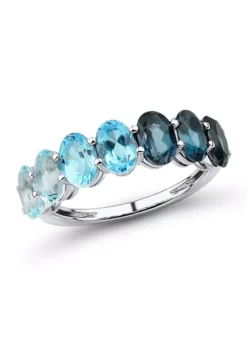 Wholesale 😀 Blue Topaz Ring in Sterling Silver by Belk & Co. ❤️ -DealsBelk & Co. Store Belk 10645