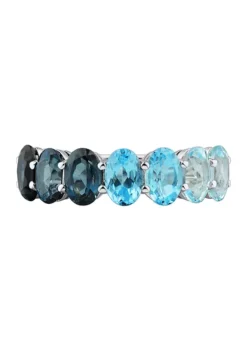 Wholesale 😀 Blue Topaz Ring in Sterling Silver by Belk & Co. ❤️ -DealsBelk & Co. Store Belk 10646
