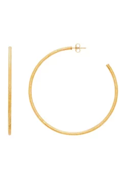 Hot Sale 🥰 10K Yellow Gold Hoop Earrings by Belk & Co. 🔔 -DealsBelk & Co. Store Belk 10658