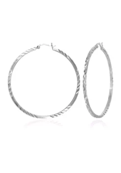 Best deal ⌛ Hoop Earrings in Sterling Silver by Belk & Co. 😍 -DealsBelk & Co. Store Belk 10666