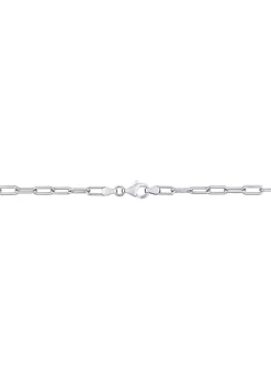 Coupon ✔️ 3.5MM Polished Paperclip Chain Necklace in Sterling Silver, 16" by Belk & Co. 🛒 -DealsBelk & Co. Store Belk 10670