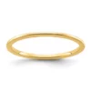 Cheapest ✨ 10K Gold 1.2mm Half Round Stackable Band by Belk & Co. ✔️