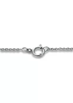 Outlet 👏 4.5 ct. t.w. Blue Topaz and 1 ct. t.w. Black Spinel Heart Pendant Necklace in Sterling Silver by Belk & Co. 🌟 -DealsBelk & Co. Store Belk 10735