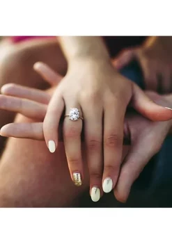 Wholesale 🔥 Lab Created Created Moissanite Engagement Ring in 10k Yellow Gold by Belk & Co. ✔️ -DealsBelk & Co. Store Belk 10762