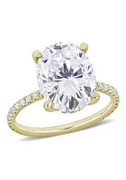 Wholesale 🔥 Lab Created Created Moissanite Engagement Ring in 10k Yellow Gold by Belk & Co. ✔️ -DealsBelk & Co. Store Belk 10763