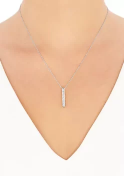 Deals 🛒 1/3 ct. t.w. Diamond Pendant in 14K White Gold by Belk & Co. 👏 -DealsBelk & Co. Store Belk 10796