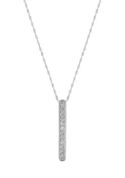 Deals 🛒 1/3 ct. t.w. Diamond Pendant in 14K White Gold by Belk & Co. 👏 -DealsBelk & Co. Store Belk 10797