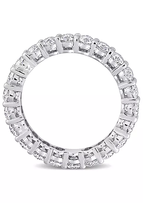 Coupon โ Lab Created Oval Cut Created Moissanite Eternity Ring in 14k White Gold by Belk & Co. ๐ 3 Coupon โ Lab Created Oval Cut Created Moissanite Eternity Ring in 14k White Gold by Belk & Co. ๐ - Image 3