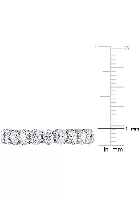 Coupon โ Lab Created Oval Cut Created Moissanite Eternity Ring in 14k White Gold by Belk & Co. ๐ 4 Coupon โ Lab Created Oval Cut Created Moissanite Eternity Ring in 14k White Gold by Belk & Co. ๐ - Image 4