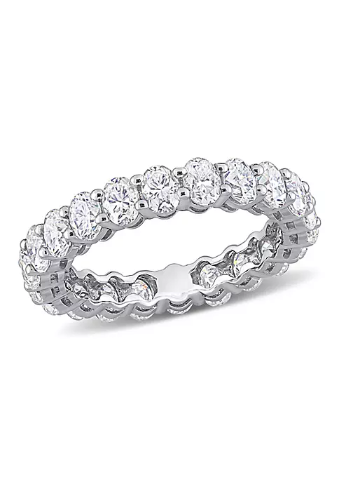Coupon โ Lab Created Oval Cut Created Moissanite Eternity Ring in 14k White Gold by Belk & Co. ๐ 6 Coupon โ Lab Created Oval Cut Created Moissanite Eternity Ring in 14k White Gold by Belk & Co. ๐ - Image 6