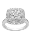 Discount 🎁 My Forever 1 ct. t.w. Diamond Composite Engagement Ring in 10k White Gold by Belk & Co. 🧨