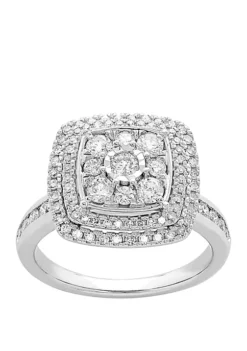 Discount 🎁 My Forever 1 ct. t.w. Diamond Composite Engagement Ring in 10k White Gold by Belk & Co. 🧨 -DealsBelk & Co. Store Belk 10867