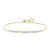 Hot Sale 👍 1/10 ct. t.w. Diamond Bracelet in 10K Yellow Gold by Belk & Co. 🧨