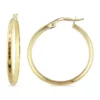 New 🔔 Polished 25 mm Hoop Earrings in 10k Yellow Gold by Belk & Co. 🔔