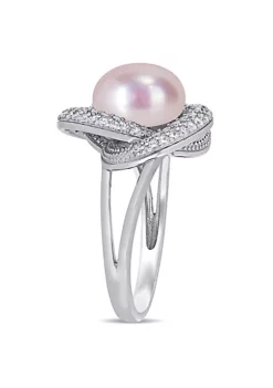 New 👍 3-Piece Set of 9-10.5MM Pink Freshwater Cultured Pearl and 3.07 ct. t.g.w. Cubic Zirconia Ring, Earrings and Pendant with Chain in Sterling Silver by Belk & Co. 🛒 9 New 👍 3-Piece Set of 9-10.5MM Pink Freshwater Cultured Pearl and 3.07 ct. t.g.w. Cubic Zirconia Ring, Earrings and Pendant with Chain in Sterling Silver by Belk & Co. 🛒 -DealsBelk & Co. Store Belk 10897