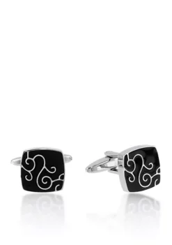 Brand new ✔️ Men's Stainless Steel Cufflinks by Belk & Co. ✔️