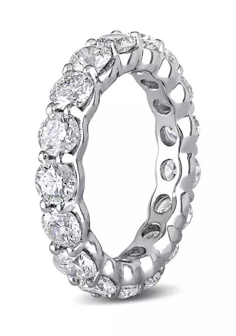 Top 10 ๐คฉ 4 CT TW Diamond Eternity Ring in 18k White Gold by Belk & Co. ๐งจ 3 Top 10 ๐คฉ 4 CT TW Diamond Eternity Ring in 18k White Gold by Belk & Co. ๐งจ - Image 3