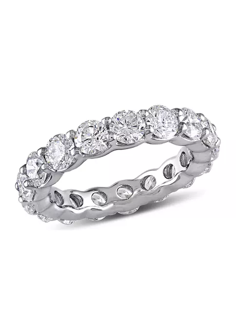Top 10 ๐คฉ 4 CT TW Diamond Eternity Ring in 18k White Gold by Belk & Co. ๐งจ 5 Top 10 ๐คฉ 4 CT TW Diamond Eternity Ring in 18k White Gold by Belk & Co. ๐งจ - Image 5