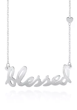 Top 10 ✔️ Sterling Silver Blessed Necklace by Belk & Co. 🧨 -DealsBelk & Co. Store Belk 1097