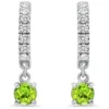 Best reviews of ⭐ 1.26 ct. t.w. Peridot and White Topaz Huggie Hoop Drop Earrings, Sterling Silver by Belk & Co. 😉