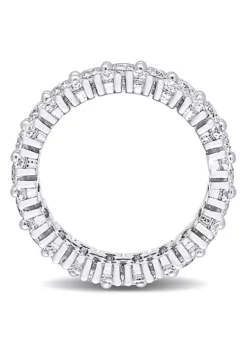 Best Sale 🌟 Lab Created Created Moissanite Triple Band Ring in Sterling Silver by Belk & Co. 🧨 -DealsBelk & Co. Store Belk 11021