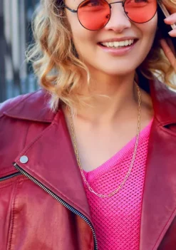 Best Pirce 😀 18k Yellow Gold Plated Sterling Silver 3.5mm Fancy Paperclip Chain Necklace by Belk & Co. 🛒 -DealsBelk & Co. Store Belk 11039