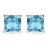 Buy 🛒 3.5 ct. t.w. London Blue Topaz Stud Earrings, Sterling Silver by Belk & Co. 🎉